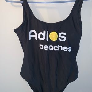 One piece bathing suit